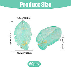 60шт подвески ручной работы лэмпворк LAMP-CA0001-16