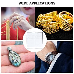 6 лист 2 цвета 4 слоя ткани для полировки серебра AJEW-GF0006-81