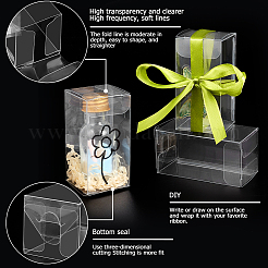 Прозрачные коробки для хранения чая для домашних животных CON-WH0106-08B