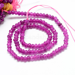 Натуральный белый нефритовый шарик нити G-R343-2x4-24