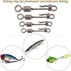 40шт. 4-х стильный латунный рыболовный быстросменный зажим FIND-FH0004-43