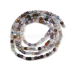 Природного флюорита бисер нитей G-RM2025-D50-2x2mm-B