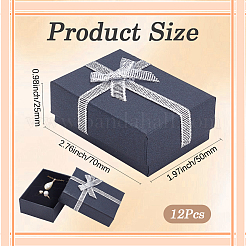 12 boîte à collier en carton&nbsp;CBOX-BM0001-01B