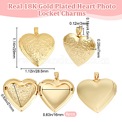 6шт латунные подвески-медальоны&nbsp;KK-BBC0015-54