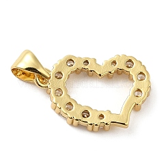 Покрытие стойки латунь микропаве прозрачные подвески из кубического циркония&nbsp;KK-Q784-15G