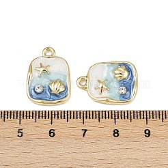 Подвески из сплава и страза&nbsp;PALLOY-P311-02G