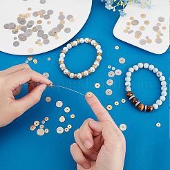 600 шт. 4-х видов латунных и хирургических бусин из нержавеющей стали 316 STAS-CN0001-14