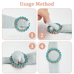 9 шт. 9-х стилевые пряжки из сплава&nbsp;AJEW-GF0011-32