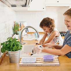 5 шт. 3 стиля овальные и прямоугольные ПВХ-диски для экономии мыла AJEW-GA0003-77