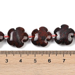 Природные брекчированных яшмы бисер нитей G-C220-E02-15mm