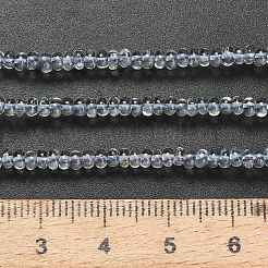 Природные Аквамарин бисер нитей G-Z114-A02