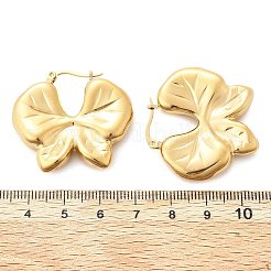 Серьги-кольца из нержавеющей стали 304&nbsp;EJEW-V016-11G-02