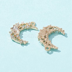 6шт 6 цвета акриловые подвески со стразами FIND-FS0001-39-1