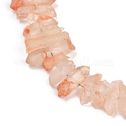 Натуральный хрустят кварц бисер пряди G-R012-B06-02