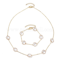 Set di collane e bracciali con catene in ottone&nbsp;SJEW-JS01312