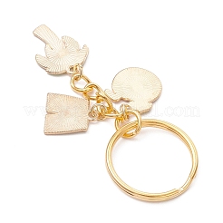 Брелки из сплава эмали&nbsp;KEYC-JKC01297-03