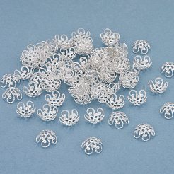 Tappi di perline fantasia in ottone&nbsp;KK-O131-25S