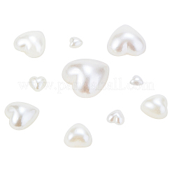 ABSプラスチック製カボション  ハート  古いレース  4~13.5x4~13.5x1.5~5mm  275個/箱&nbsp;KY-CJ0001-05