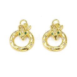 Латунные микро-плетеные кубики из циркония KK-E068-VB004