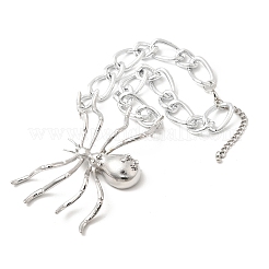 Кулон в виде паука на Хэллоуин из сплава со стразами&nbsp;LS-JEWB-P337-01P