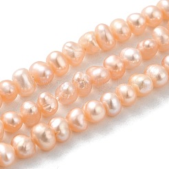 Нити из натурального культивированного пресноводного жемчуга PEAR-F004-03-02