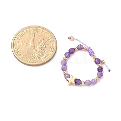 Природные Каменные Кольца &nbsp;RJEW-JR00897