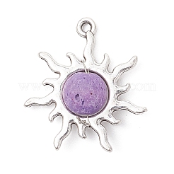 Кулоны из окрашенного натурального вулканического камня&nbsp;PALLOY-JF04475