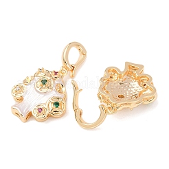 Латунный микро-паве кубический цирконий KK-A279-09G