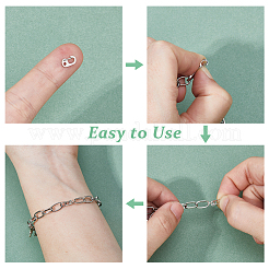 10 шт. нержавеющая сталь защелкивающийся брелок с застежкой-защелкой&nbsp;FIND-HS0001-70