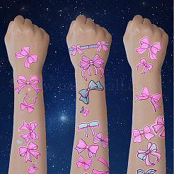 20 лист светящихся водонепроницаемых съемных временных татуировок-наклеек AJEW-SP0002-81A