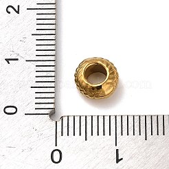 Бусины из нержавеющей стали 304&nbsp;STAS-R009-03G-01