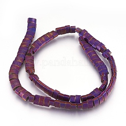 Chapelets de perles en hématite synthétique sans magnétique&nbsp;G-I208-16F