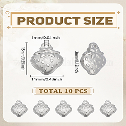 10 шт. подвески из нержавеющей стали 201&nbsp;STAS-LP0002-97