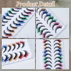 10 Paar falsche Wimpern&nbsp;AJEW-HS0001-33