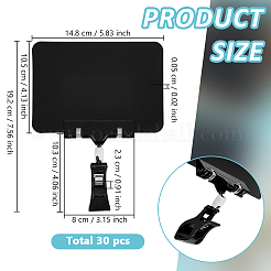 30 Stück löschbares leeres Schild aus Kunststoff für Verkaufspreise&nbsp;ODIS-WA0001-10