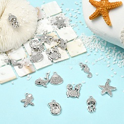 16 Stück 8 Stile Legierung Kristall Strass Anhänger&nbsp;FIND-YW0012-26