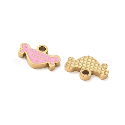 Pendentifs en acier inoxydable 304 émaillés&nbsp;SA-CBA7876-37G-02