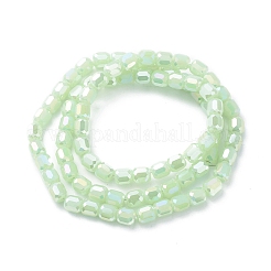 Abalorios de vidrio jade de imitación hebras&nbsp;EGLA-K015-04C