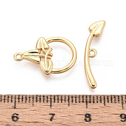 Латуни Переключить застежками KK-T077-02G