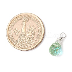 8шт 4 цвета подвески из гальванического стекла&nbsp;PALLOY-JF03958