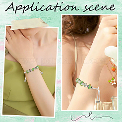 50 шт. прозрачные европейские бусины-рондели из смолы RPDL-SC0001-09A