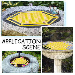 Плавающий пчелиный остров из абс-пластика&nbsp;AJEW-WH0248-803