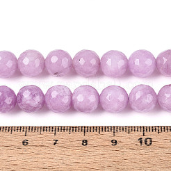 Натуральный белый нефритовый шарик нити&nbsp;G-R346-10mm-12