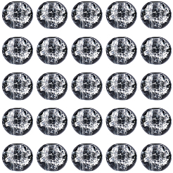 5 Strang sprühlackierte Crackle-Glasperlenstränge&nbsp;CCG-PA0001-08B