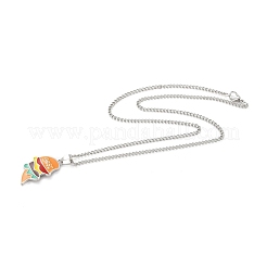 Ожерелья с подвесками из сплава лучших друзей NJEW-K124-02A-P