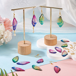 4 комплект подвесок из двухцветной смолы&nbsp;DIY-TA0013-51