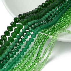 Стеклянные бусины с гальваническим покрытием &nbsp;EGLA-FS0001-42B