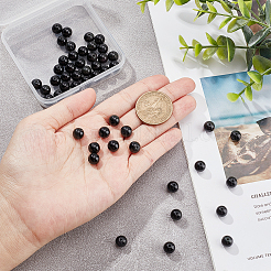 Природные обсидиана бисер нитей G-AR0004-63