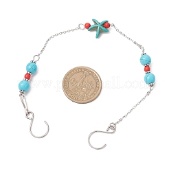 Регулируемые двойные подвесные украшения&nbsp;HJEW-JM03475