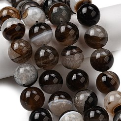 Природный агат бисер нитей&nbsp;G-F820-K06-16mm-01